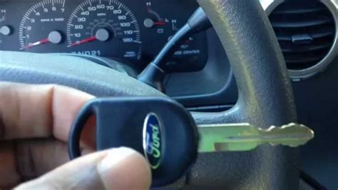 One way is by disconnecting the battery cable for 2 to 3 minutes and waiting to see if the check engine light comes back on upon reconnecting the battery and <b>start</b> the car. . How to start a 2000 ford expedition without a key